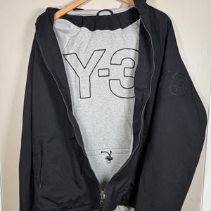 Yohji Yamamoto x Adidas Y3 Oversized Hooded Jacket Size M Bild 1