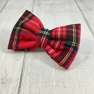 Dog Bowtie | Bowtie for Dogs | Dog bowtie Christmas | Christmas Bowtie Dogs | Tartan Dog Bowtie | Red Tartan Dog Bowtie