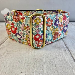 Martingale Collar | Liberty Martingale Collar | Floral martingale collar | Greyhound Collar | Whippet Collar | Martingale in the UK