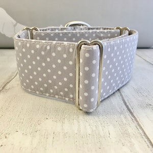 Martingale Dog Collar | Grey Martingale Collar | Martingale Collar and Lead | Greyhound Collar | Whippet Collar | Sighthound Collar
