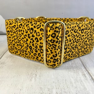 Martingale Collar | Leopard Print Dog Collar | Martingale Collar and Lead |  Martingale Collar Greyhound | Martingale Collar Whippet