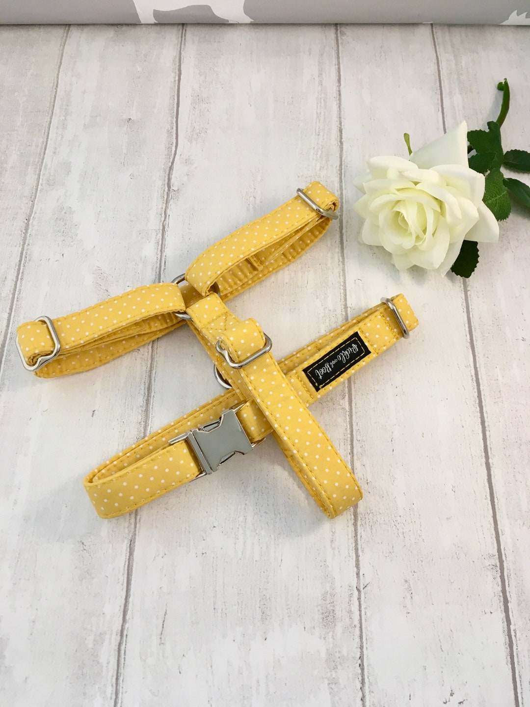 Dog Harness Mustard Dog Harness Strap Dog Harness Yellow Dog Harness