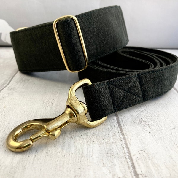 Collier pour chien Martingale | Collier et laisse martingale | Collier pour chien vert forêt | Collier de lévrier | Collier Whippet | Collier pour lévrier