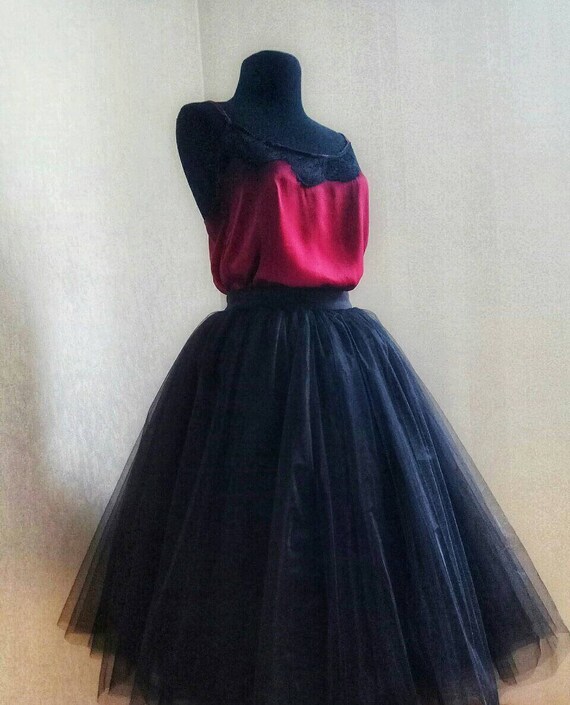 black tulle dress womens