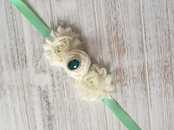 green sash belt
