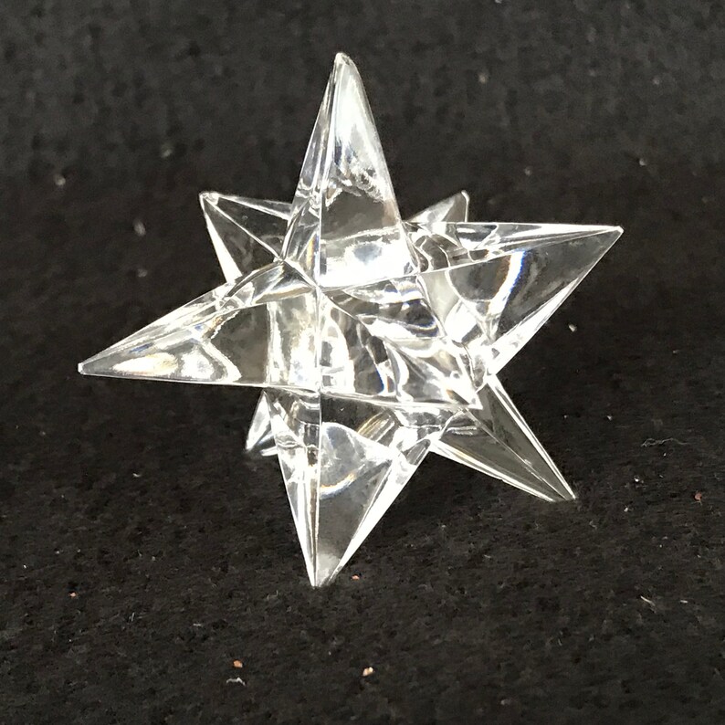 Swarovski quality assurance We OFFer at cheap prices Many-Pointed Star 1.7 quot; Figu Suncatcher Glittery