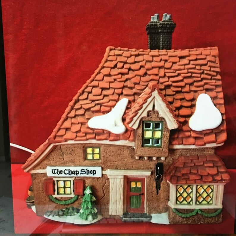Dickens Village Dept 56 The Chop Shop Hand Painted Etsy