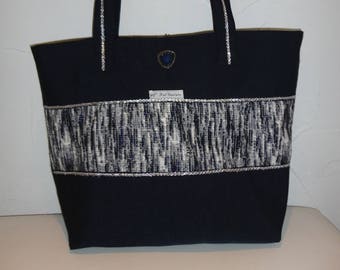 Sac cabas bleu marine