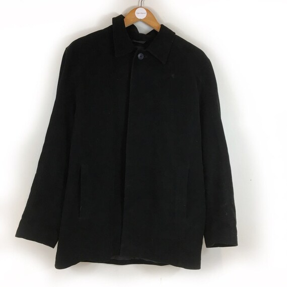 Vintage Jacket, Moleskin Jacket, Black Jacket, Ret