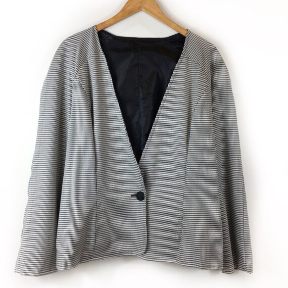 Vintage Jacket, Dogtooth Jacket, Houndstooth Jacke