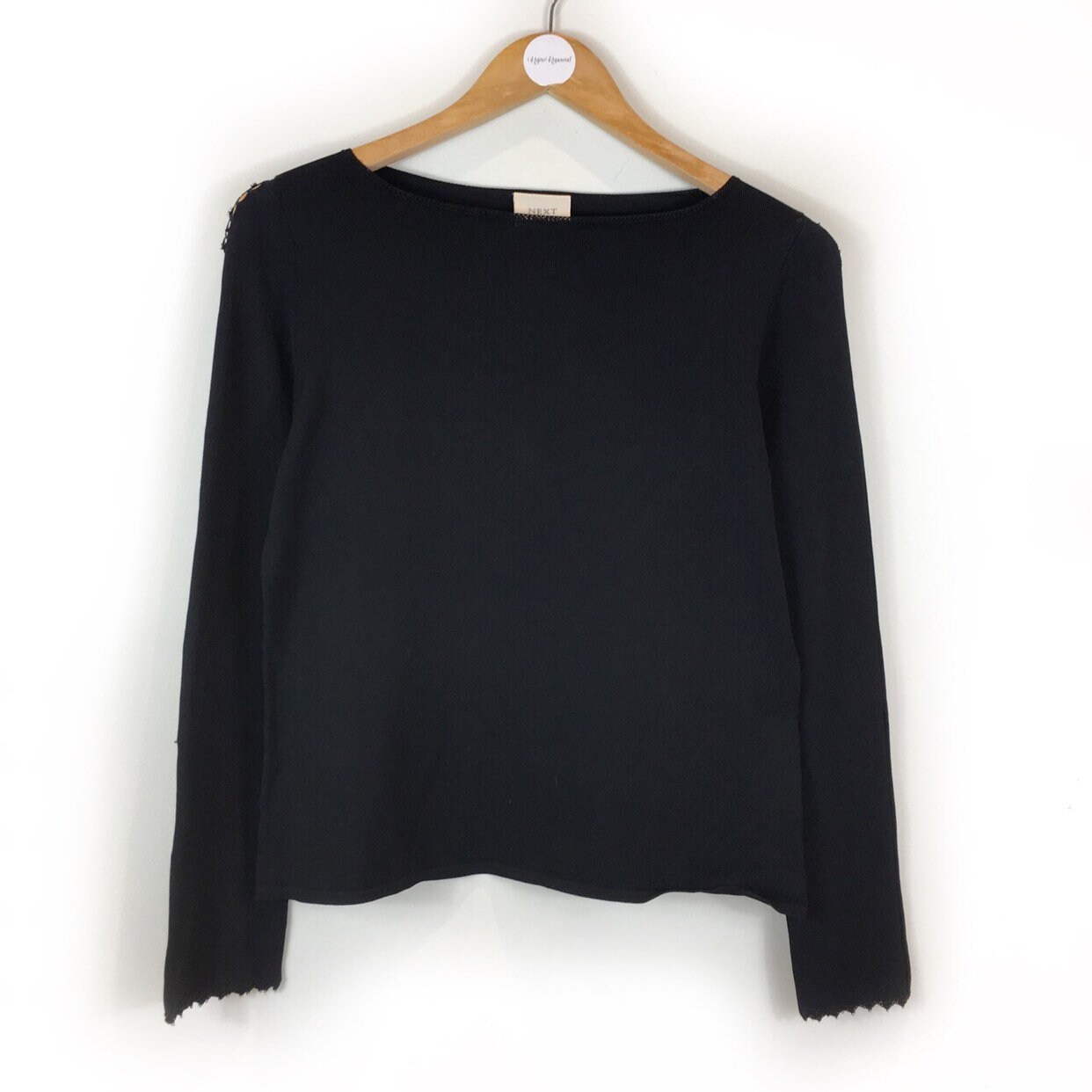 Image of Boho Top, Vintage Crochet Beaded Knitted S Occasion Evening Hippie Jumper Top