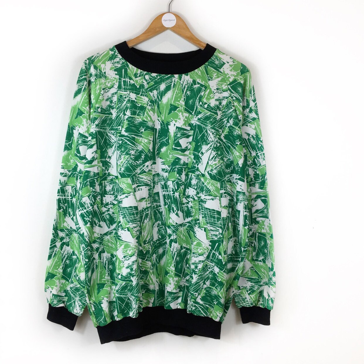 Image of Vintage Sweatshirt, Retro Men’S Abstract 90S Funky Sweatshirt