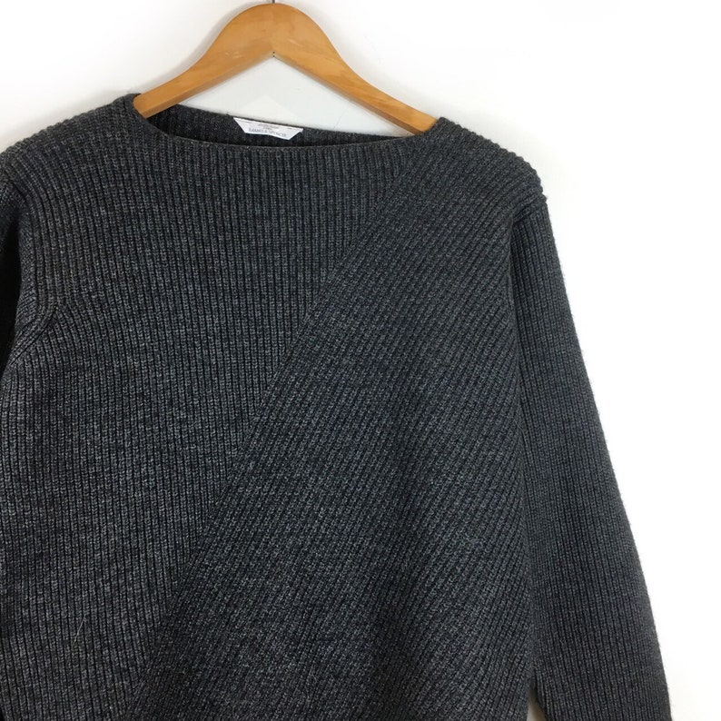 Vintage Sweater Grey Jumper Retro Jumper 90s Jumper Knitted Jumper Boho Jumper Vintage Jumper Winter Jumper