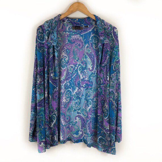 Boho Jacket, Paisley Jacket, Vintage Jacket, Retro
