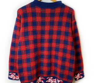 Tartan Jumper - Etsy