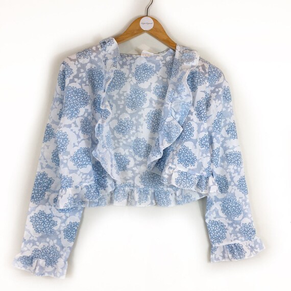 Boho Bolero, Floral Bolero, Cropped Bolero, Vintag
