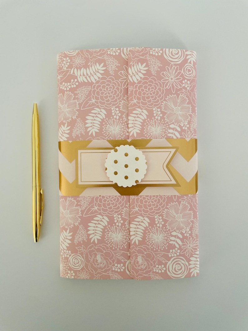 Notepad Wallet | Pastel Notepad Holder | Giftable Stationery | Pink ...