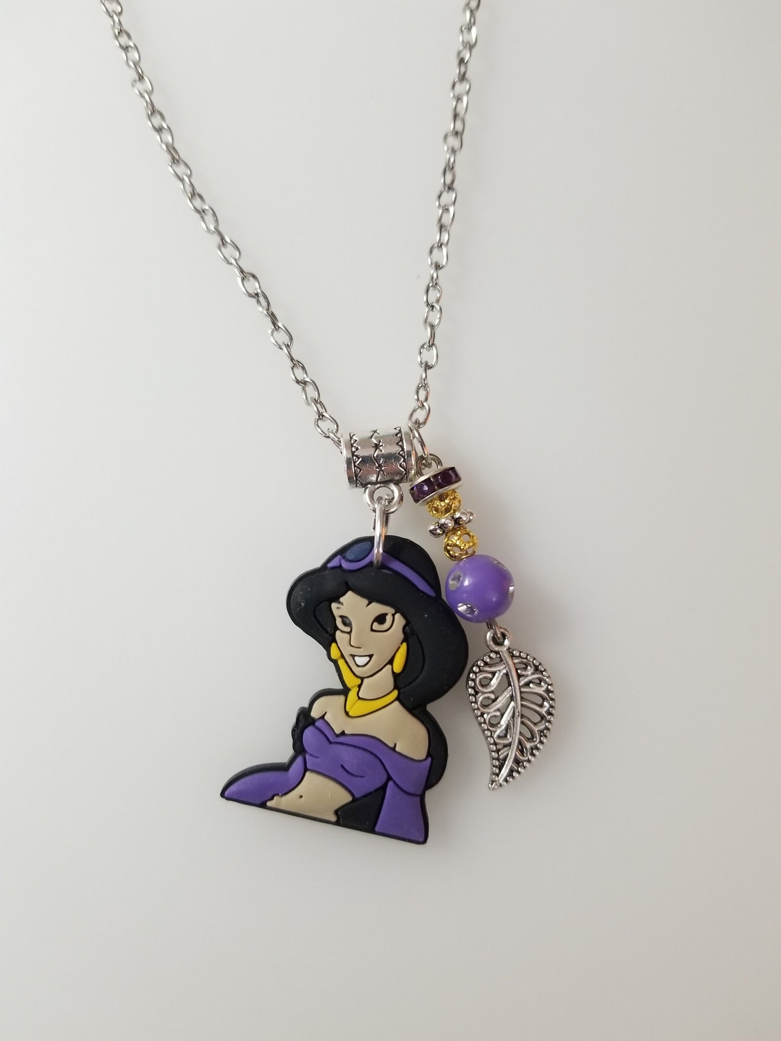 Handmade princess jasmine Necklace with Pendant Etsy