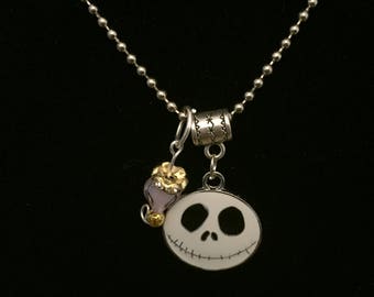 Handmade Jack Skell Pendant Necklace and Charm