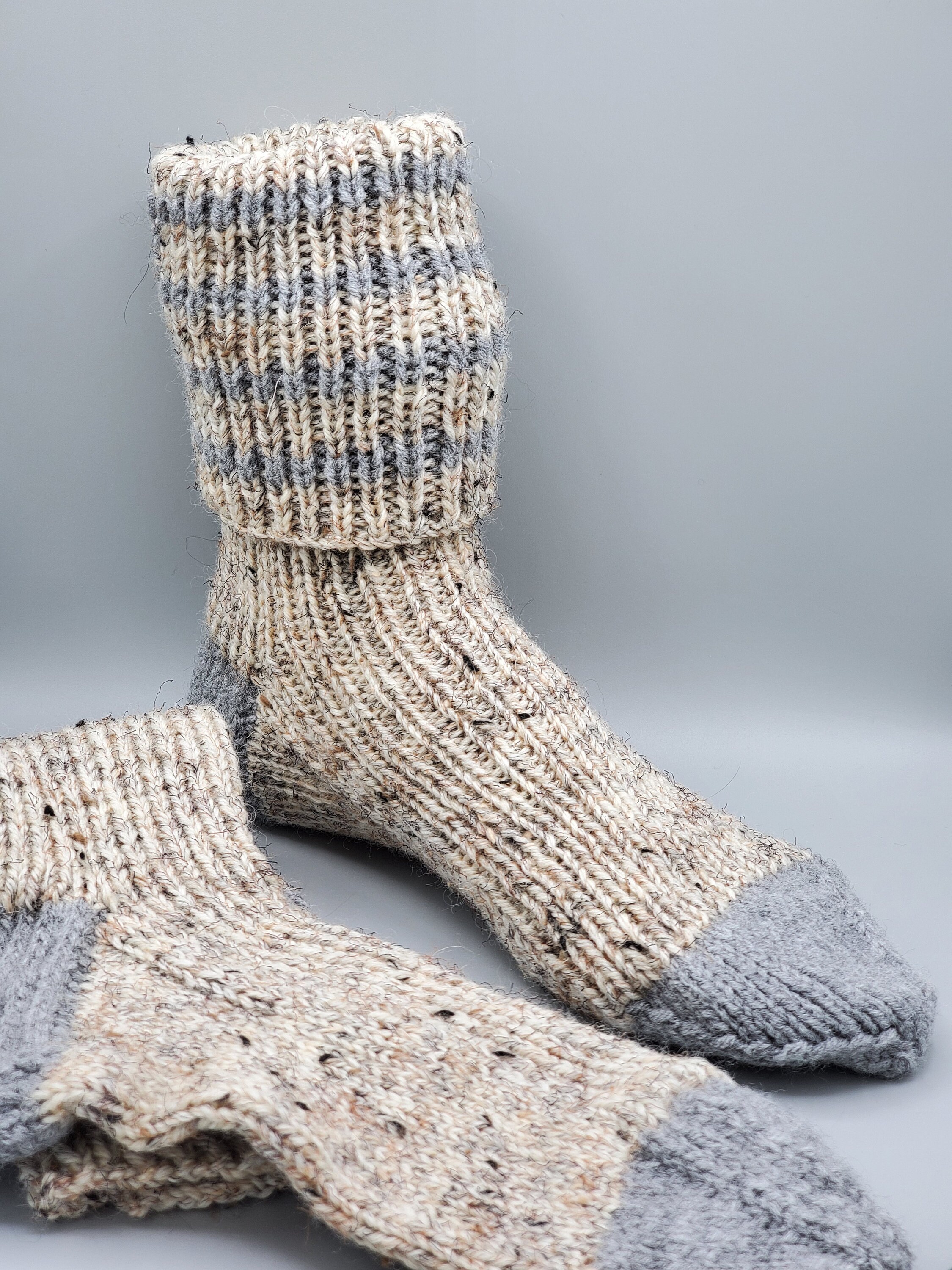 Handmade Ladies hirise Knitted Acrylic Socks Etsy
