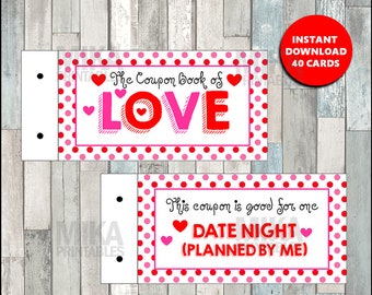 love coupon book etsy relationship coupon book