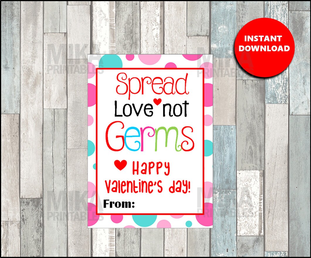 spread-love-not-germ-etsy for Spread Love Not Germs Free Printable Spread Love Not Germ - Etsy for Spread Love Not Germs Free Printable