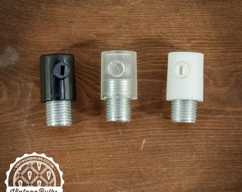 UK 5X Vintage Cable Relief Strain Pendant Grip Cord Metal Nut Lock 10MM UK 5X Vintage Cable Relief Strain Pendant Grip Cord Metal Nut Lock 10MM