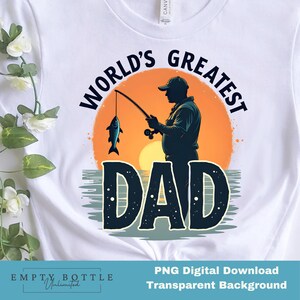 Le plus grand papa rétro pêcheur du monde PNG, chemise de pêche pour la fête des pères, sweat à capuche de pêcheur, le plus grand du monde, cadeau pour chasseur, amateur de chasse