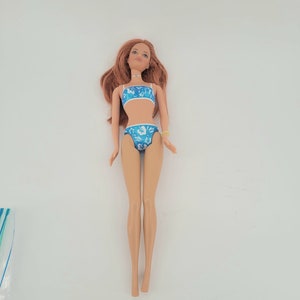 VINTAGE 1999 BARBIE Doll Red Auburn Hair Midge 11.5" Stamped Year Green Eyes Blue Bikini Limbs Move Original Owner Smoke Free Home Gift