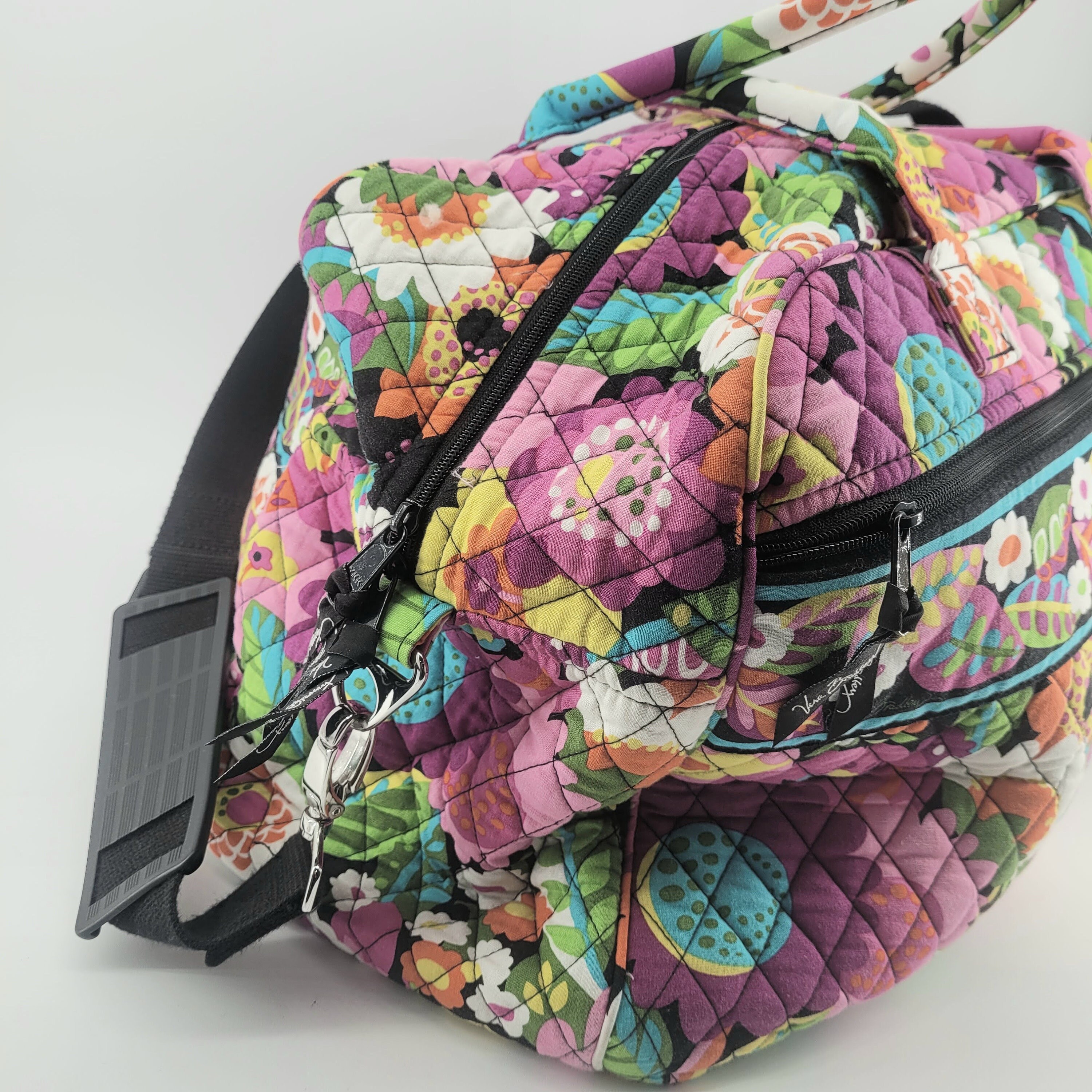 Vera Bradley Va Va Bloom Duffel Bag Floral Quilted Small VERA BRADLEY DUFFEL Luggage Bag 17 main image 3