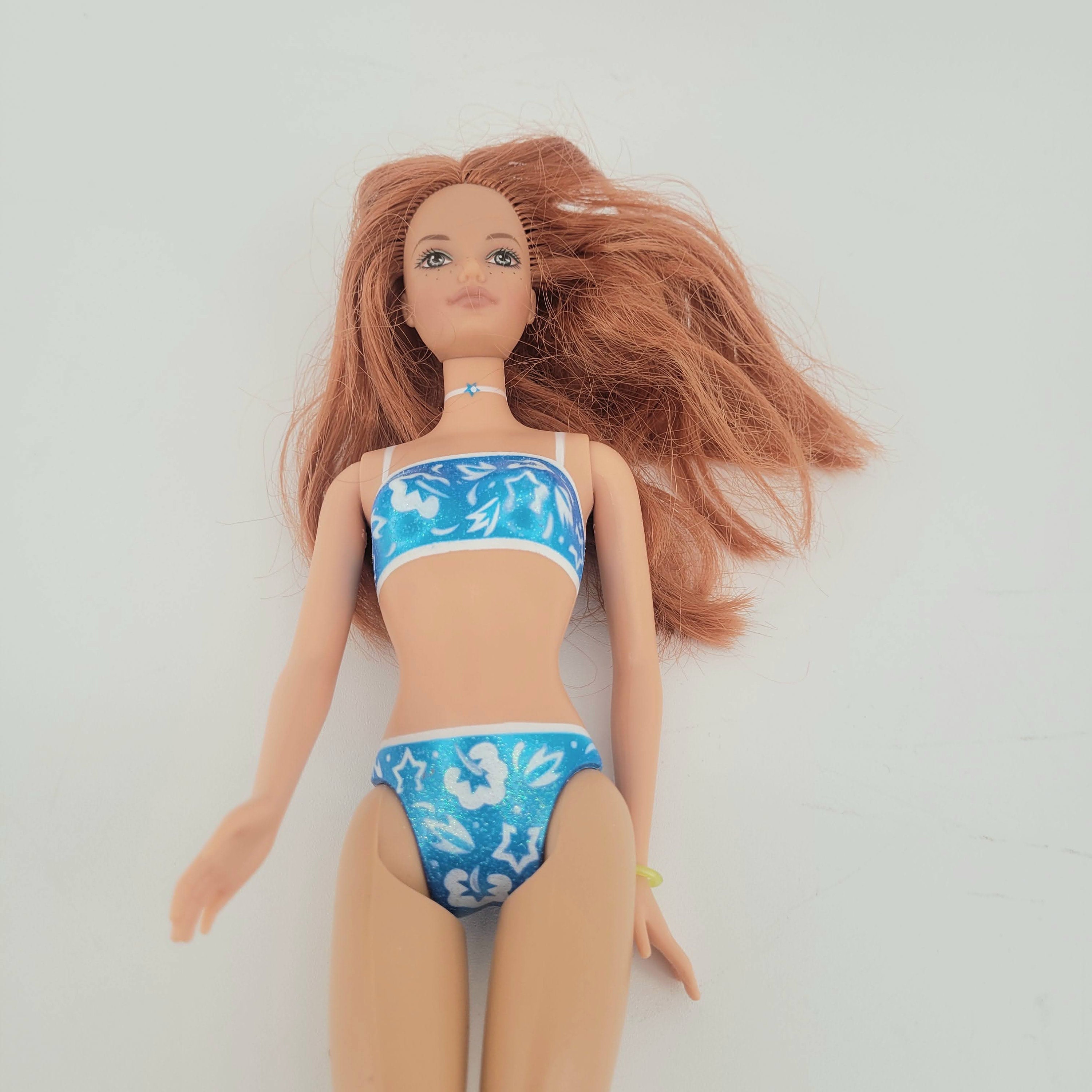 PDF Sewing Pattern Underwear Bikinis, Bra, Pants, Bust for Made to Move Barbie  Original Fashion Dolls 