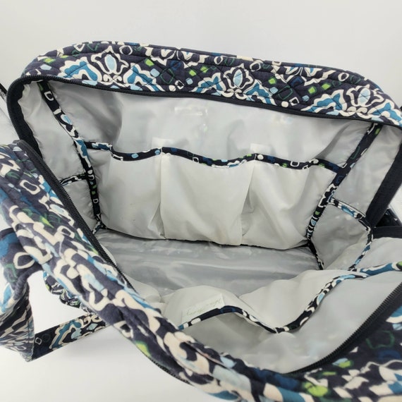 VERA BRADLEY DIAPER Bag Huge 22"W x 12"H x 6"D "Ink B… Gem