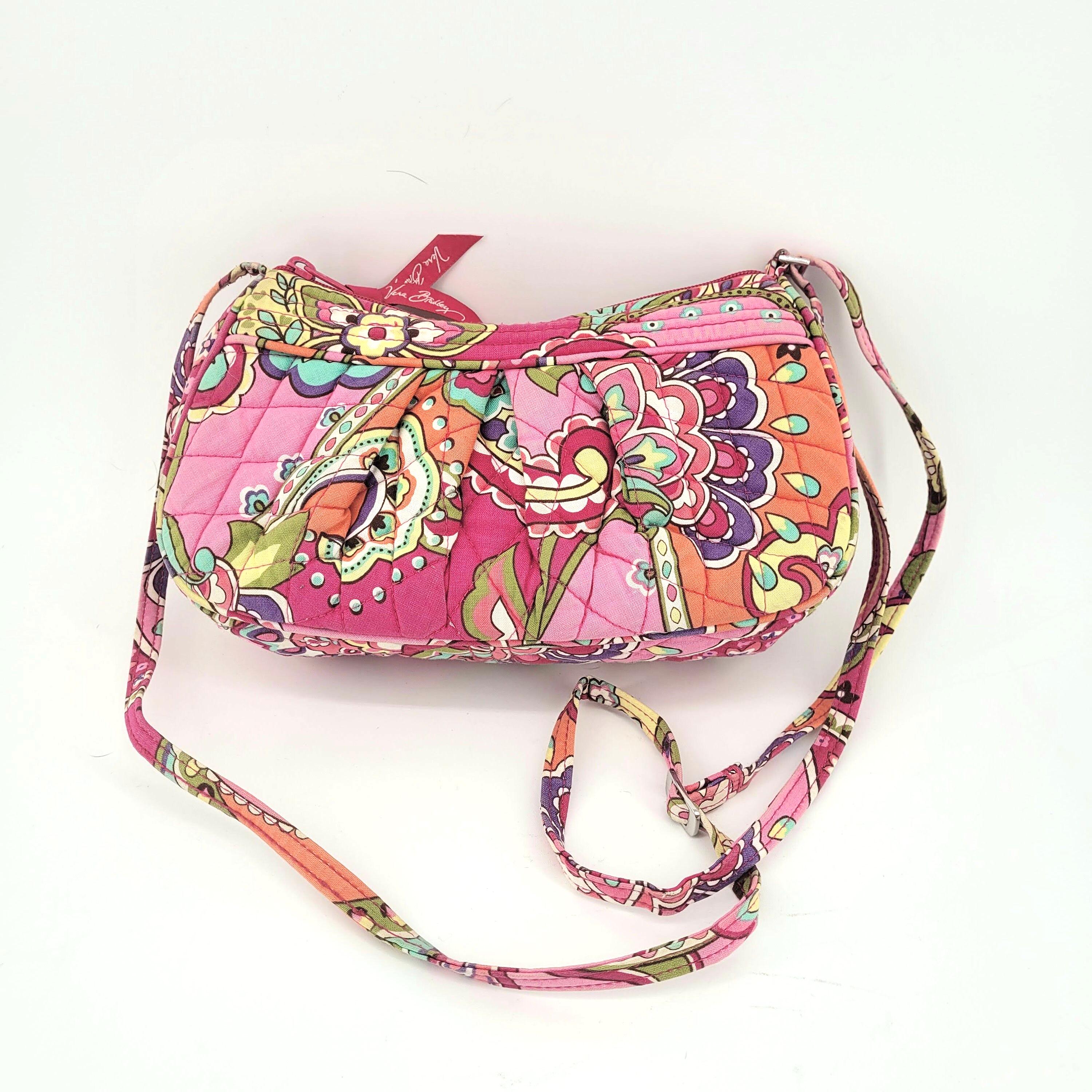 Vera Bradley Floral Pink Diaper bag and Crossbody Vera Bradley On the Go Crossbody Pink Floral | Mercari main image 3