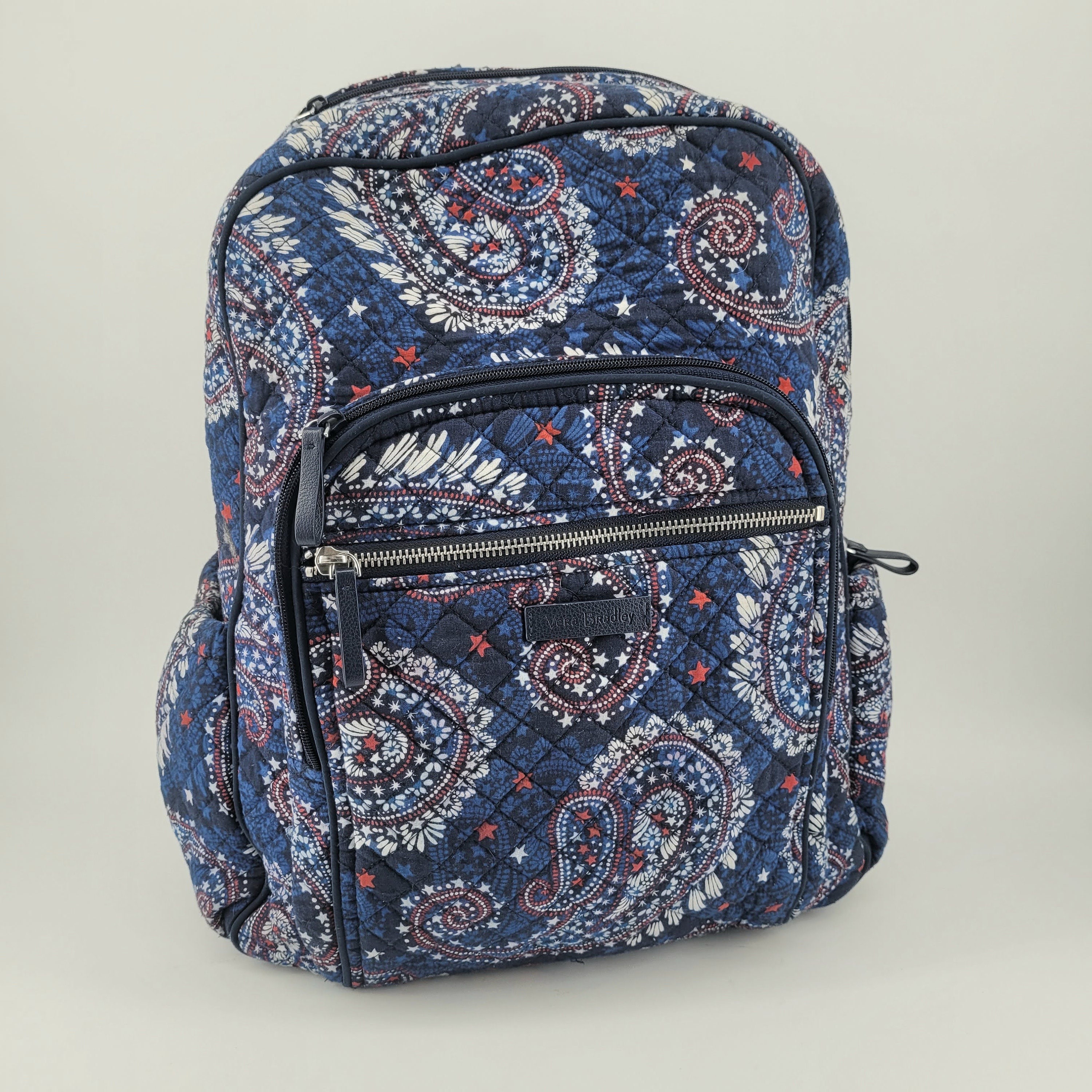 Vera Bradley Iconic Campus Backpack in Fireworks Paisley Vera Bradley Disney Cinderella Paisley XL | Mercari main image 4