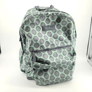 backpack to fit 17 inch laptop vera bradley (Updated Version) with Solid Color Interiors (Caribbean Sea with Navy Interior) : Electronics Vera Bradleys XL Bancroft Backpack is your ultimate companion in capacity and organization Bancroft Backpack - Performance Twill