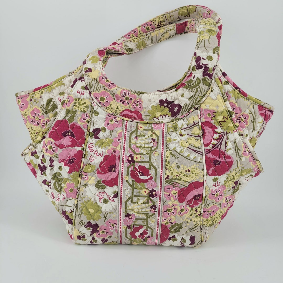 VERA BRADLEY SHOULDER Bag Purse Big 18w X 12h X 6d make Me Blush