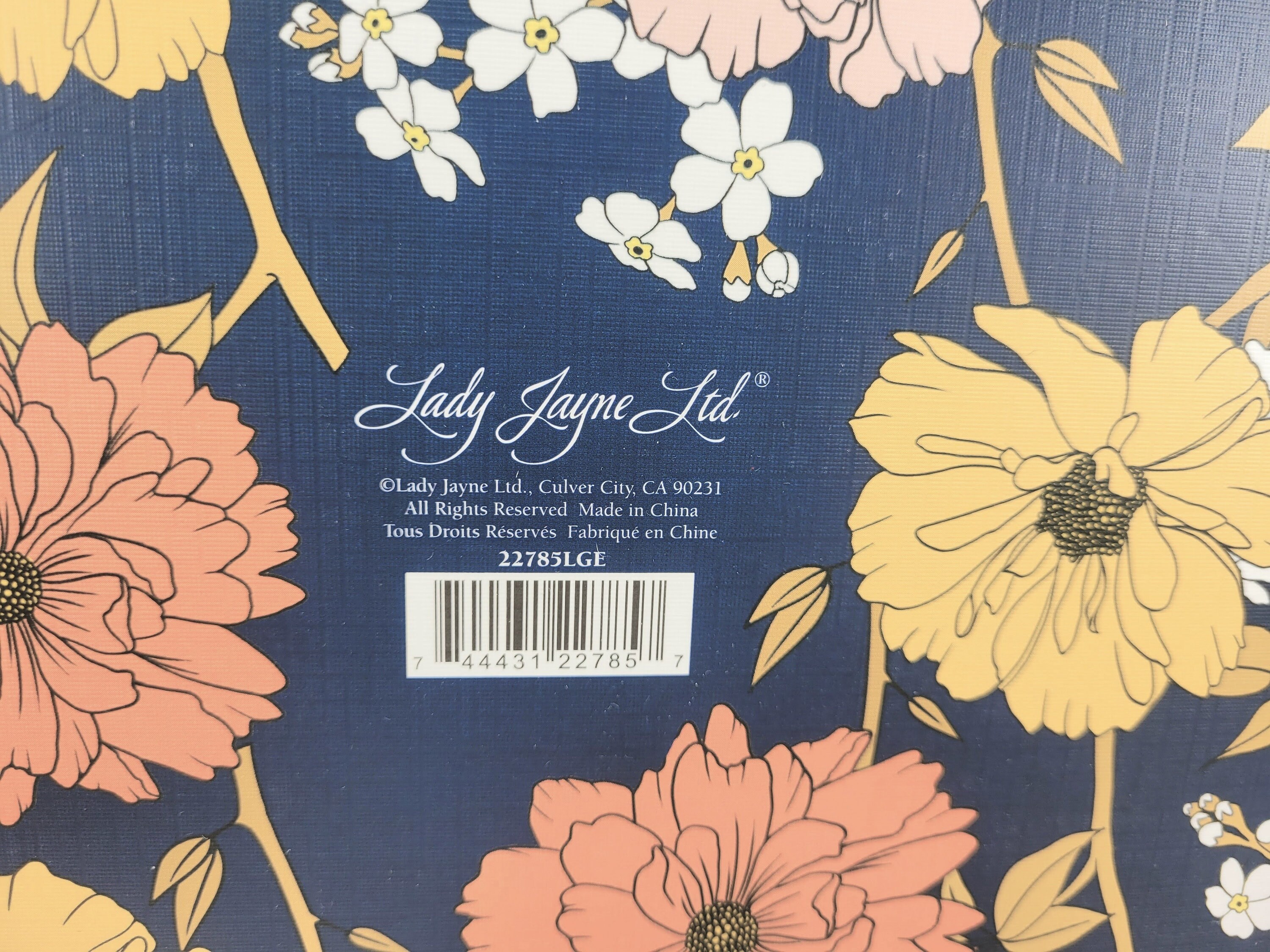 SET 3 NESTING BOXES lady Jayne Navy Blue Floral Etsy