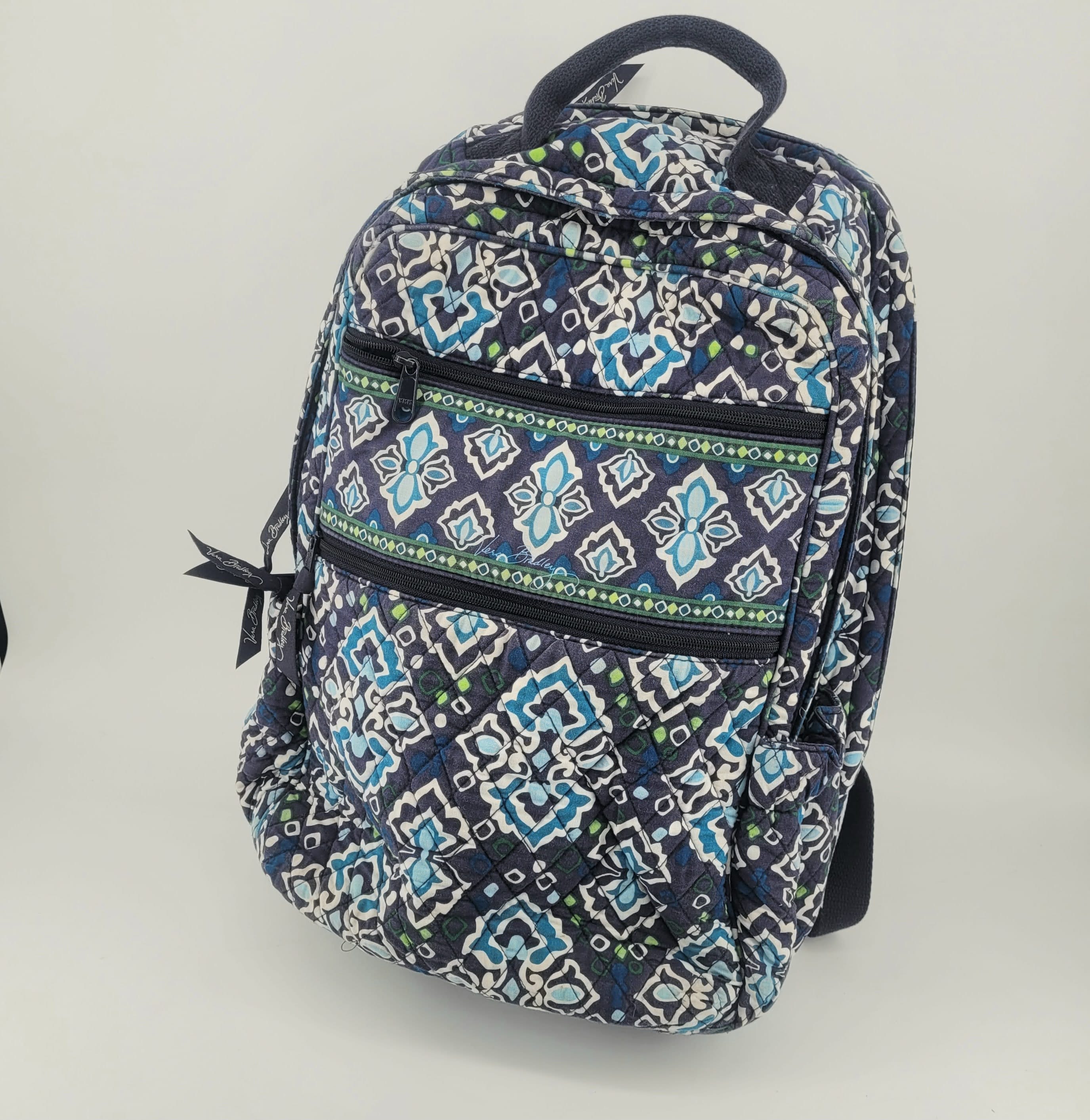 Blue vera bradley backpack hotsell