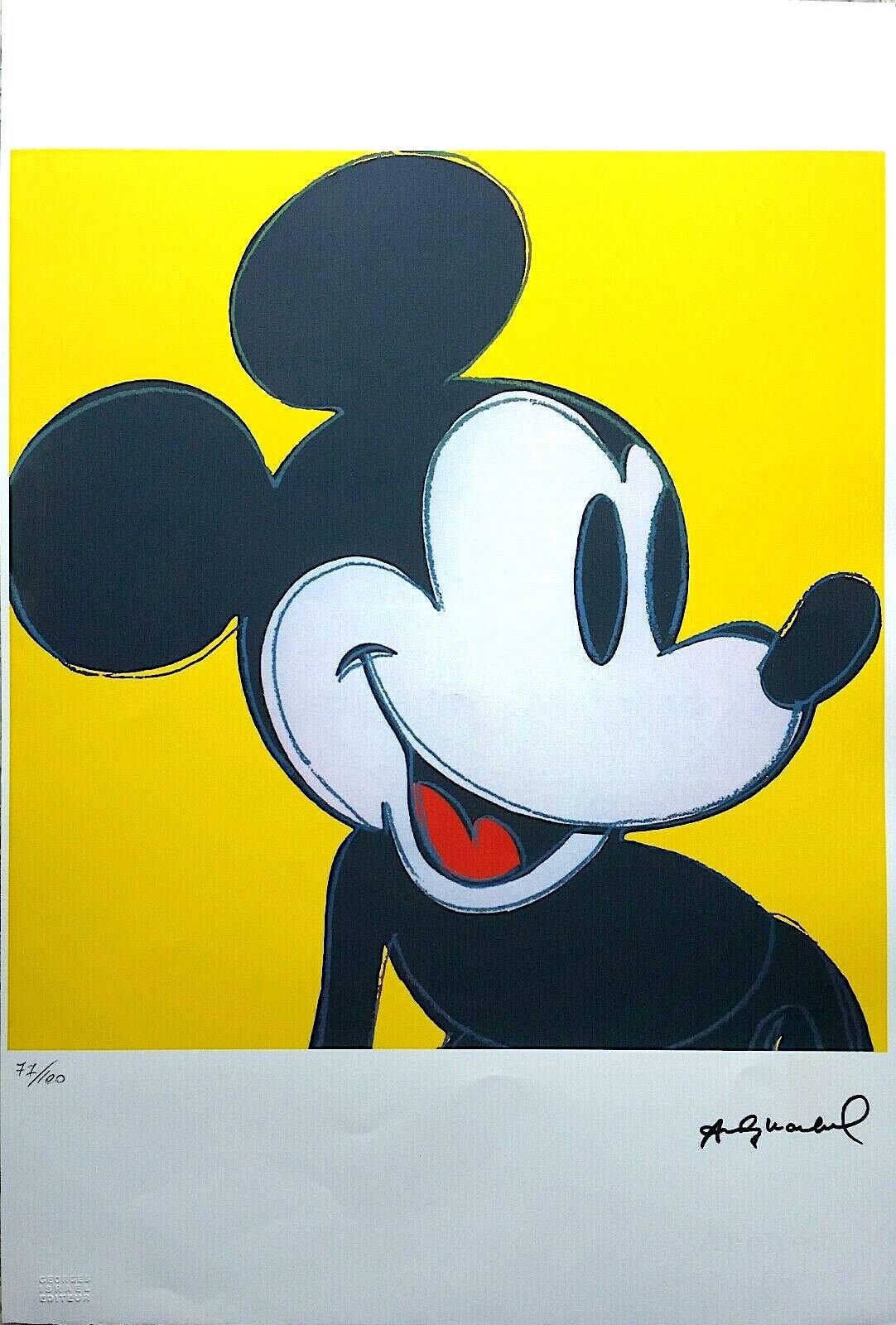 Warhol mickey mouse - Etsy 日本