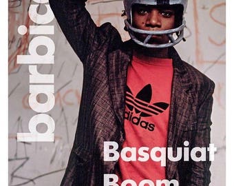JEAN-MICHEL BASQUIAT - 'Boom for real' - seltenes original Ausstellungsplakat (Limitierte Erstauflage. Barbican, London)