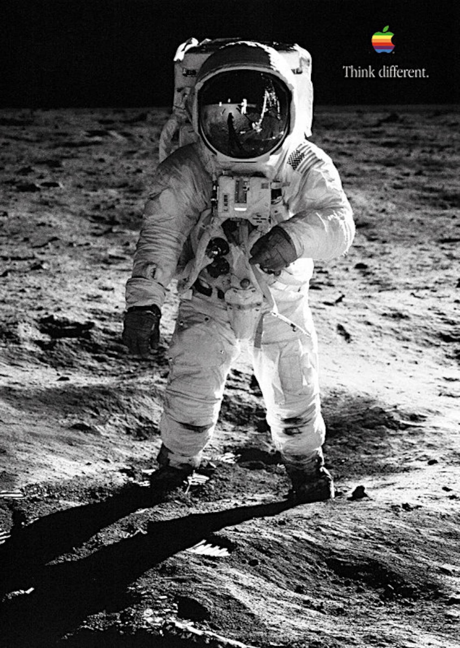 BUZZ ALDRIN - Original Apple 'think Different' Poster - C1998