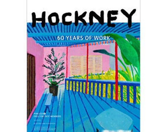 DAVID HOCKNEY - Original Exhibition Poster (tate Britain, London