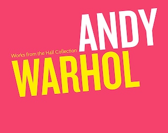 ANDY WARHOL - originalutställningsaffisch (Begränsad första upplaga. Ashmolean Museum, Oxford)