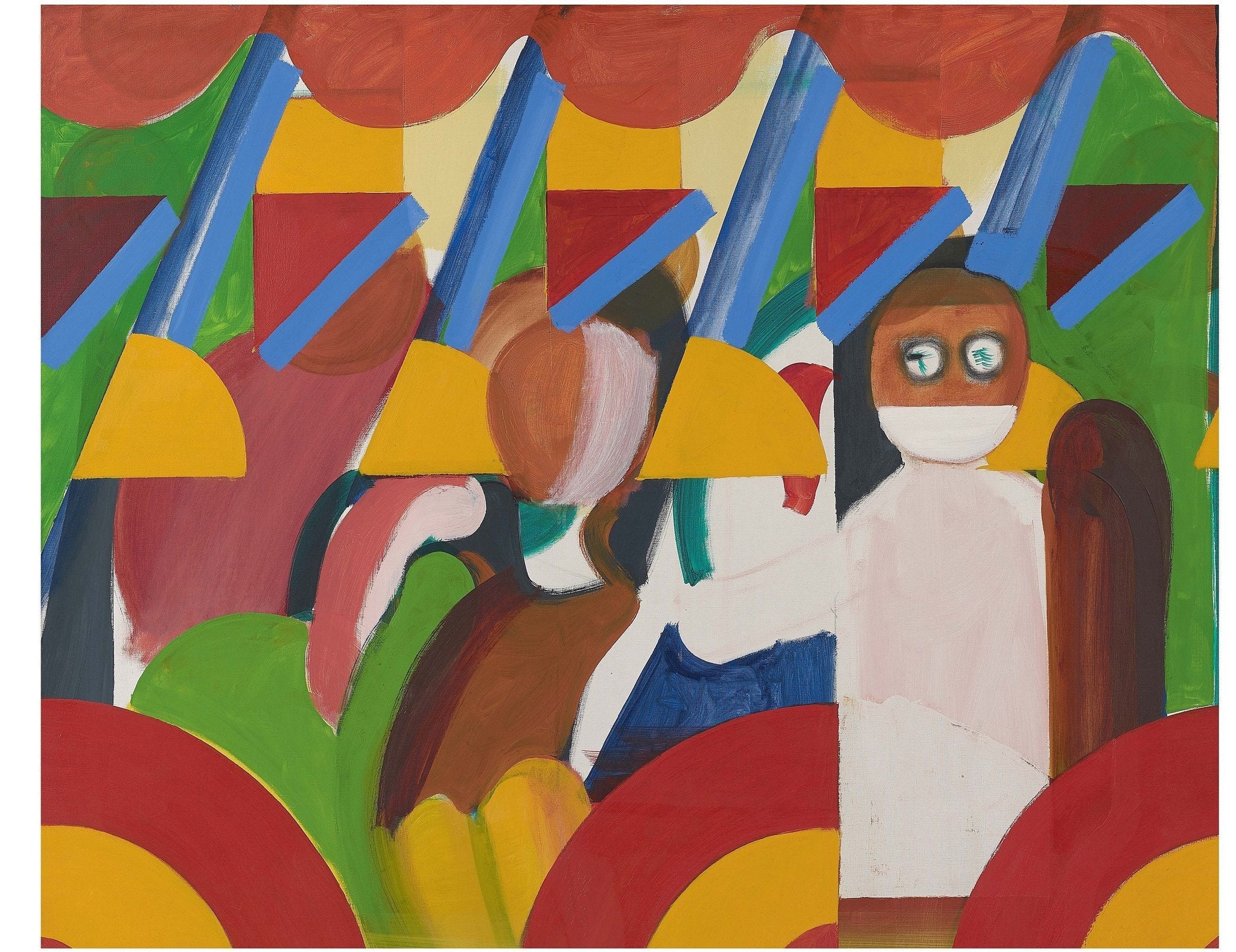 ハワード・ホジキン【Absent Friends】Howard Hodgkin HOWARD HODGKIN - 'Absent Friends' - pôster original da exposição