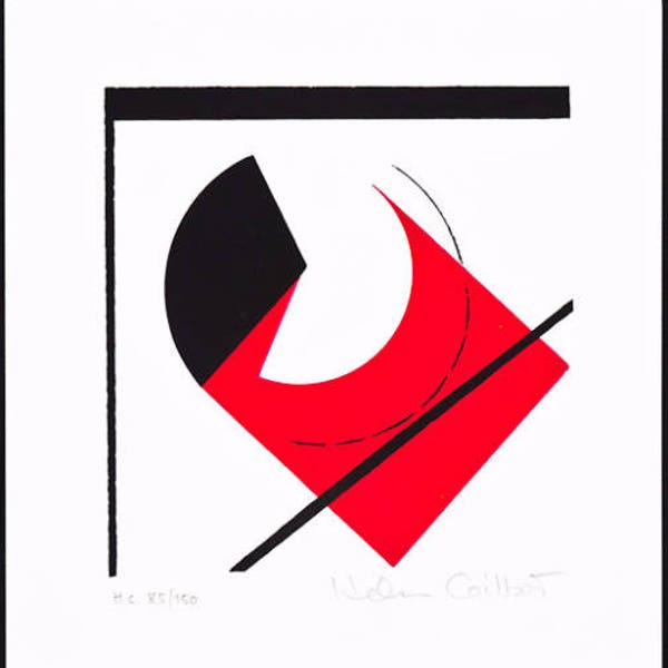 HELEN GILBERT - handsignierte & nummerierte vintage Lithographie - c1983 (MOMA Künstlerin)