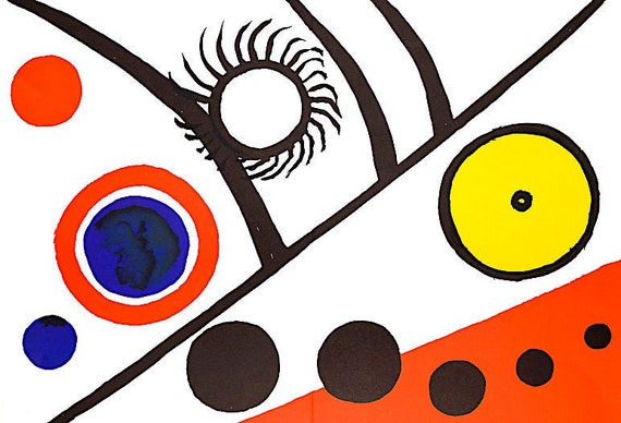 Alexander Calder Le Soleil Et La Lune Vintage Etsy