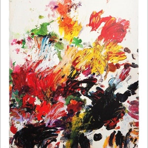 Cy Twombly Art Exhibition Poster - 27.6