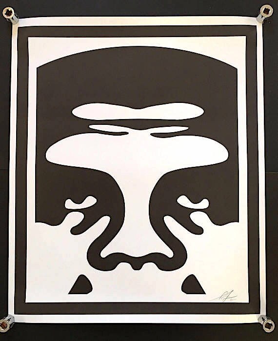SHEPARD FAIREY - 'obey Giant' - Hand Signed Lithograph - Stunning