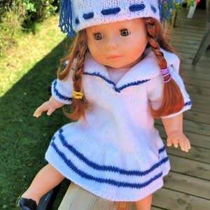 Navy outfit for 33cm Corolle doll