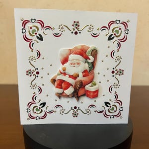 Santa Claus is taking a nap